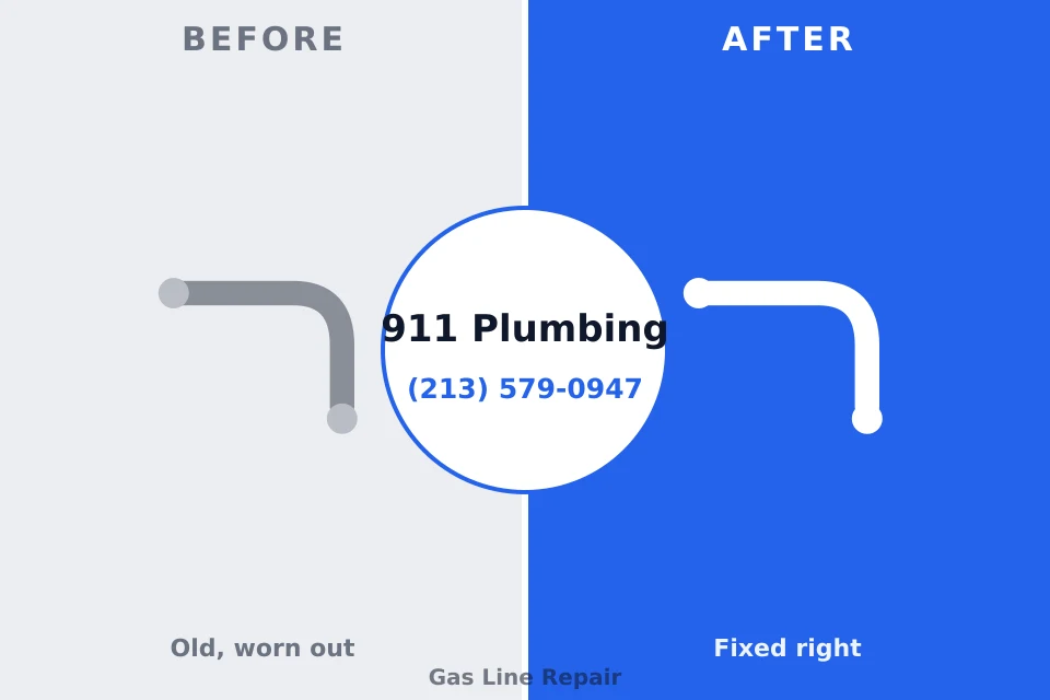 Before and after: plumbing company Enigma, GA